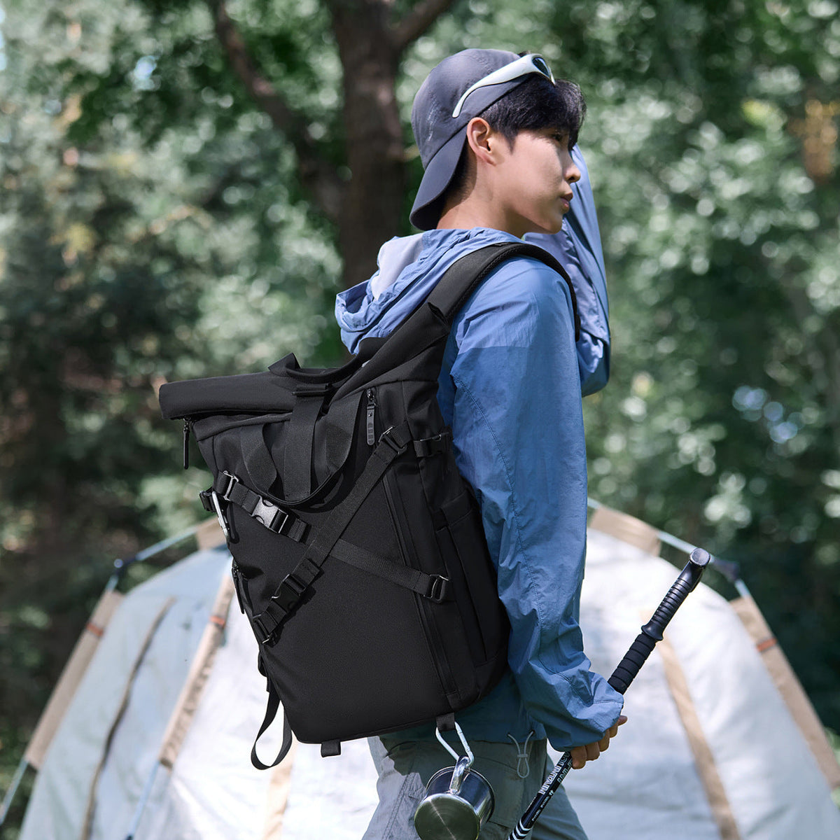 Urban Roll-Top Backpack LoungeYard — product view 1