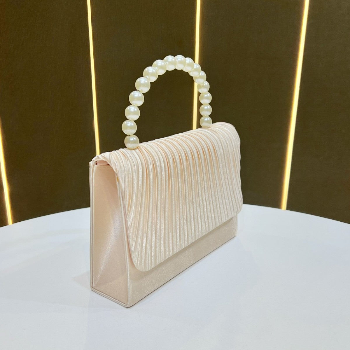Pleated Elegant Evening Handbag — product view 2