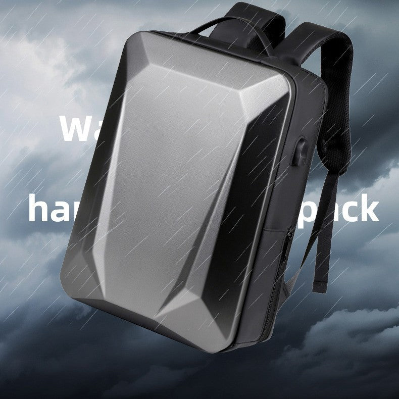 Sleek Protective Hard Shell Backpack LoungeYard — product view 2