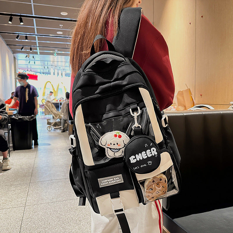 Whimsical Cartoon Graphic Backpack — product view 2