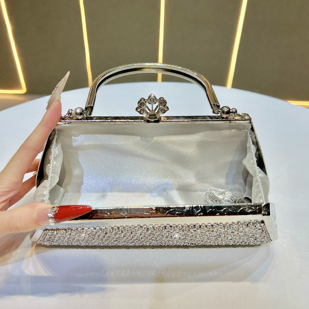 Elegant Rhinestone Evening Handbag — product view 3