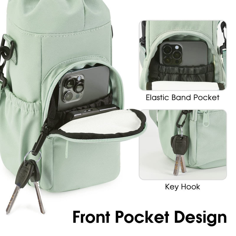 Multifunctional Water Bottle Shoulder Bag LoungeYard — product view 5