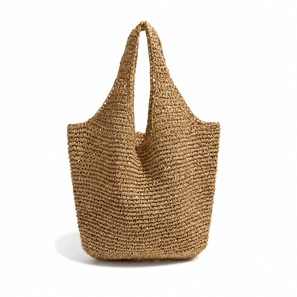 Handmade Macrame Tote Bag with Fine Structure LoungeYard — product view 4