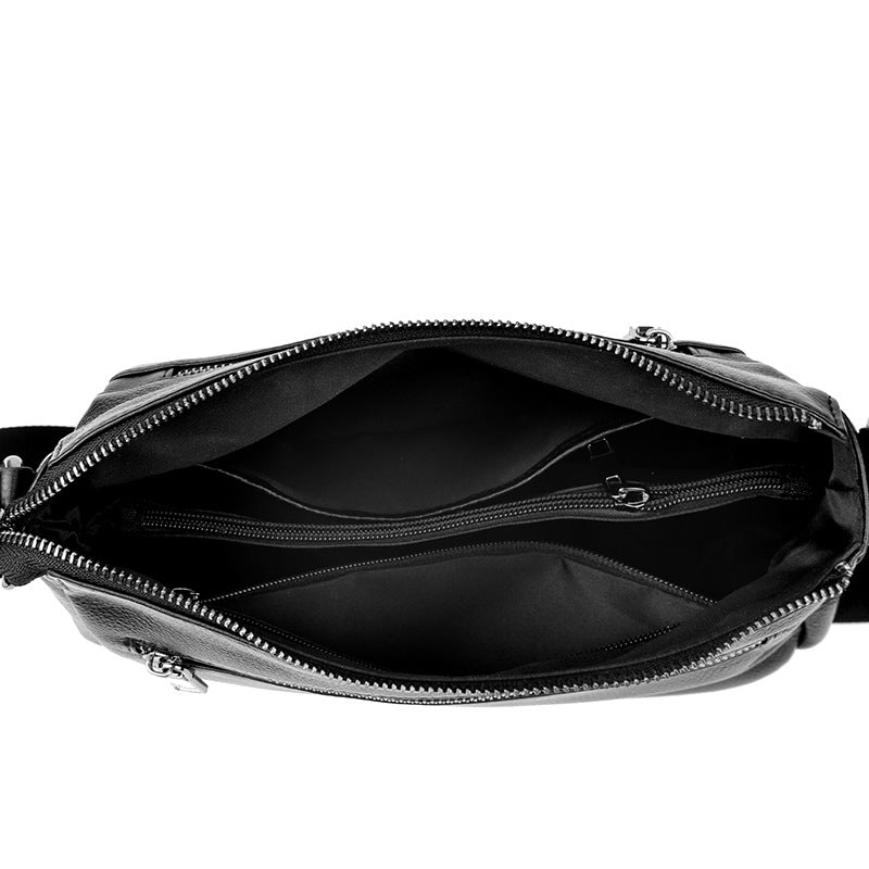Textured Leather Crossbody Bag LoungeYard — product view 4