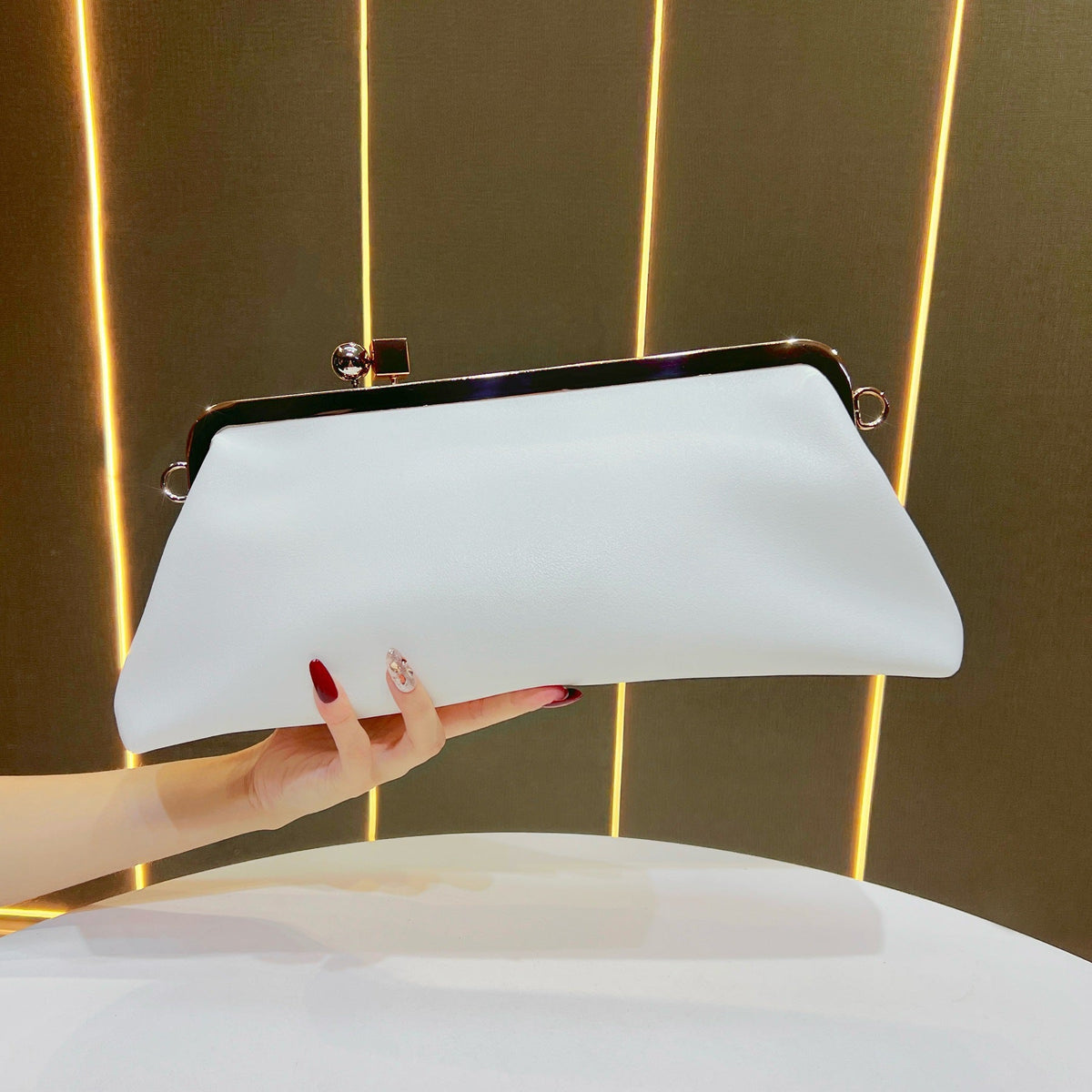 Stylish Satin Evening Clutch — product view 4
