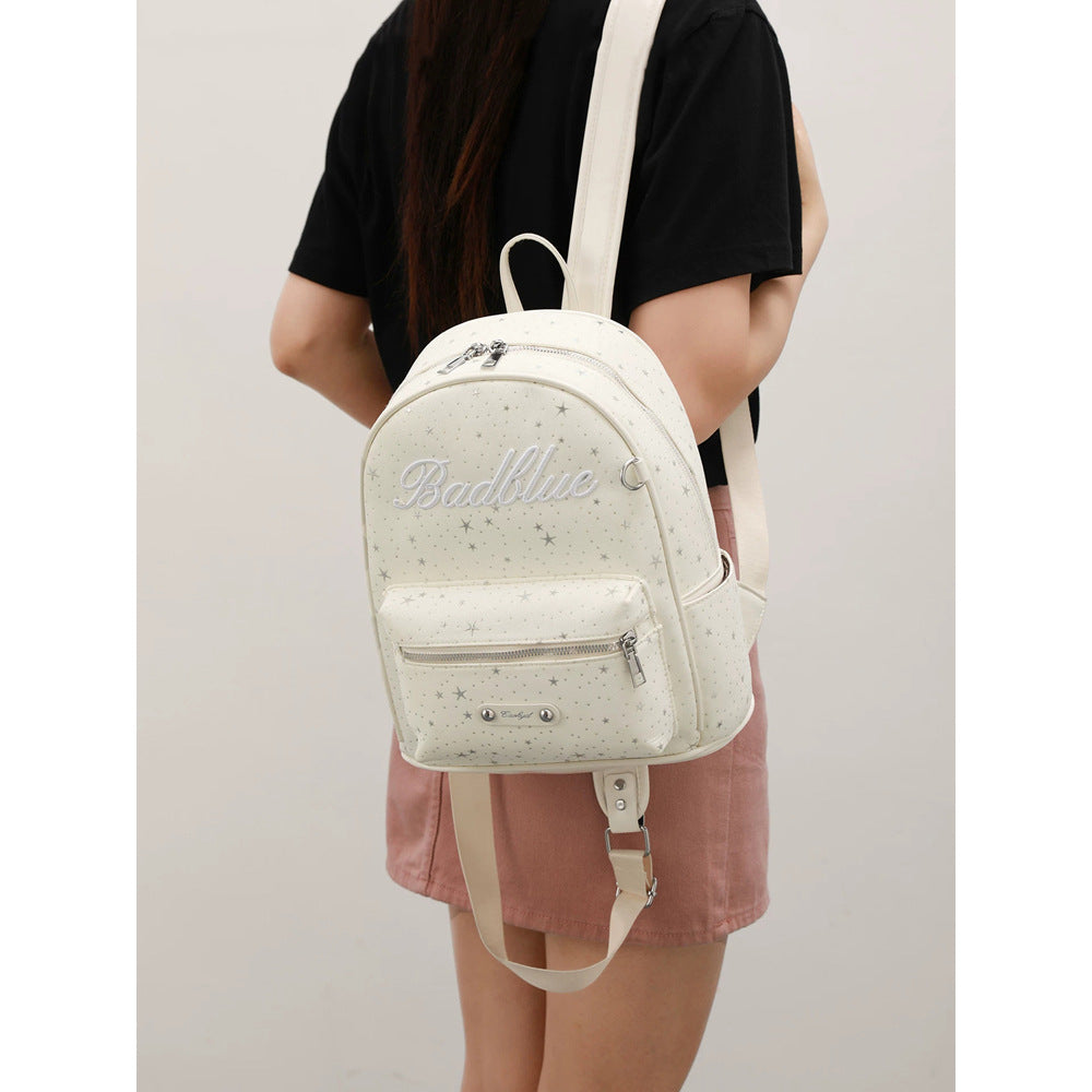 Star-Embellished Mini Backpack LoungeYard — product view 3