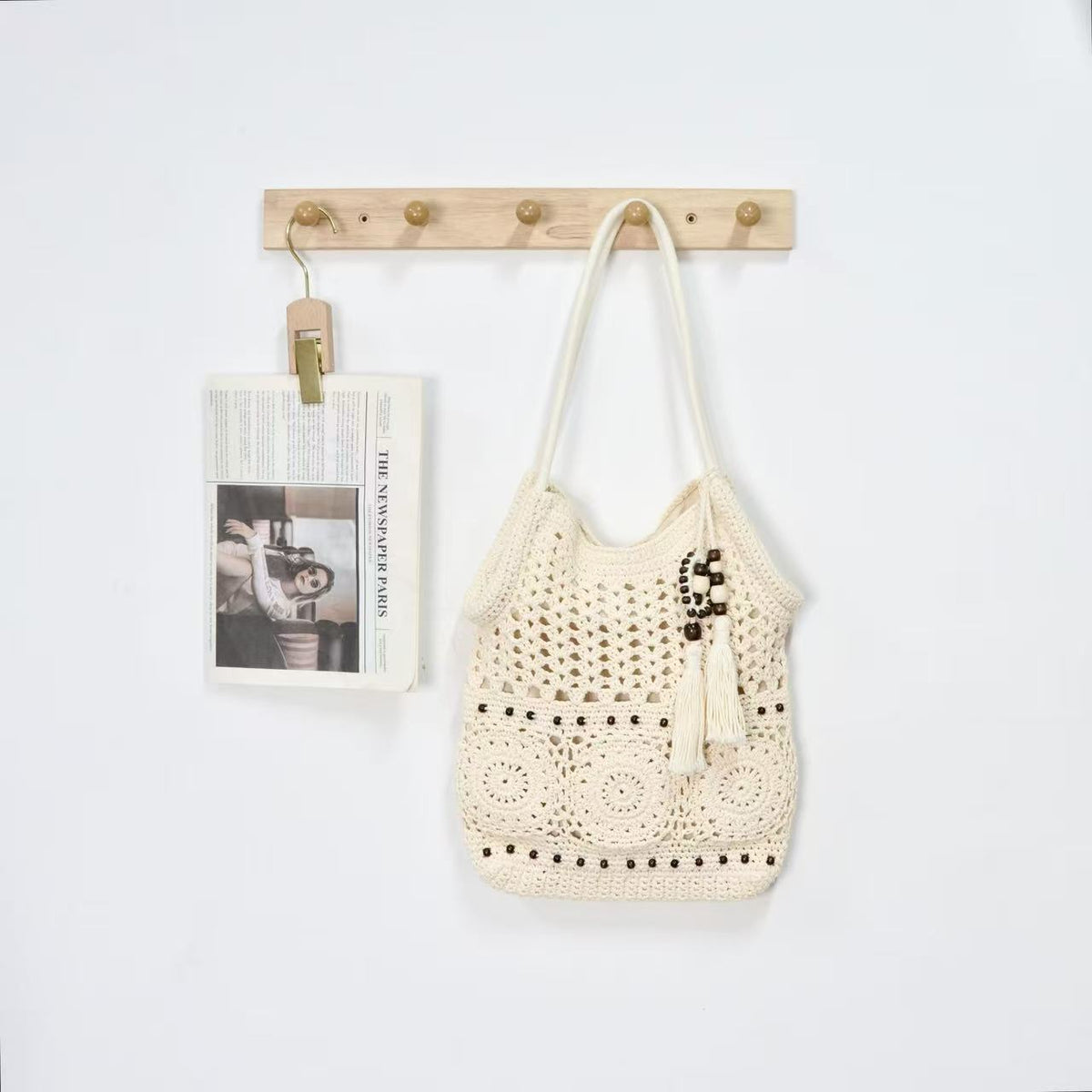 Handcrafted Crochet Tote LoungeYard — product view 2