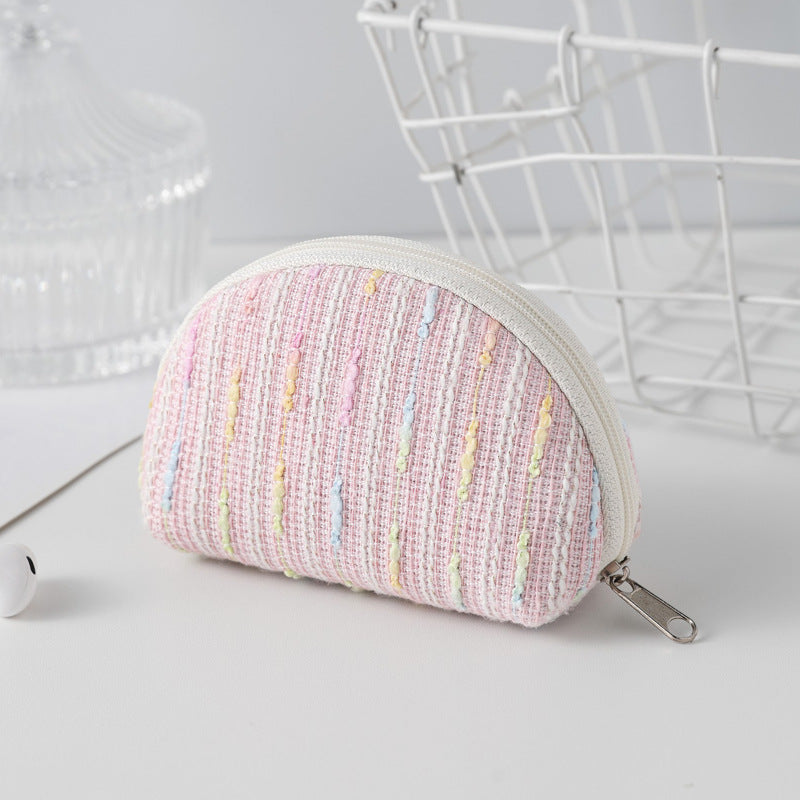 Compact Zippered Cosmetic Pouch — product view 3
