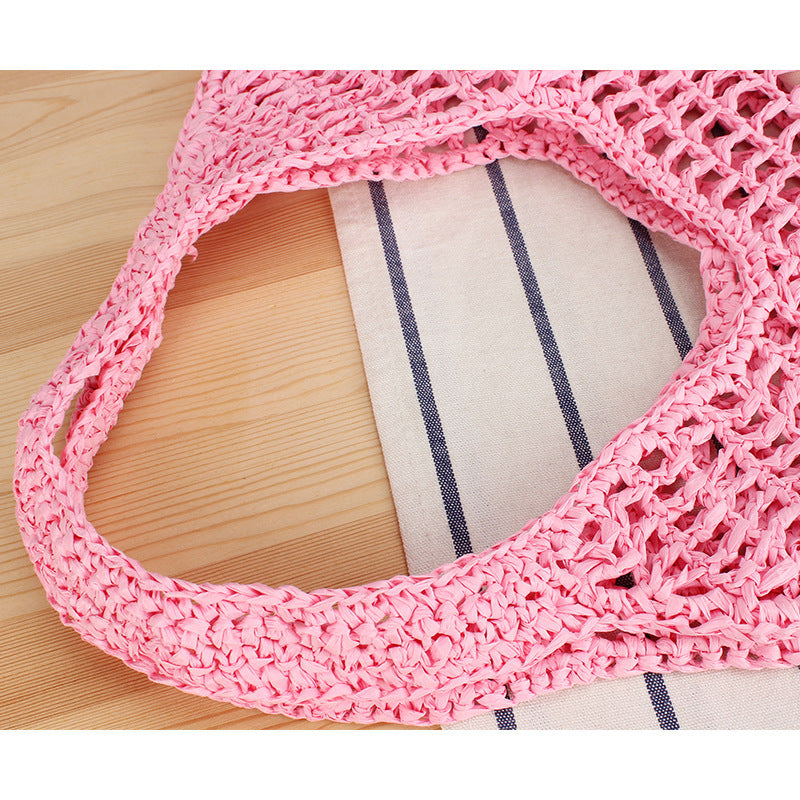 Spacious mesh tote with practical handles LoungeYard — product view 2
