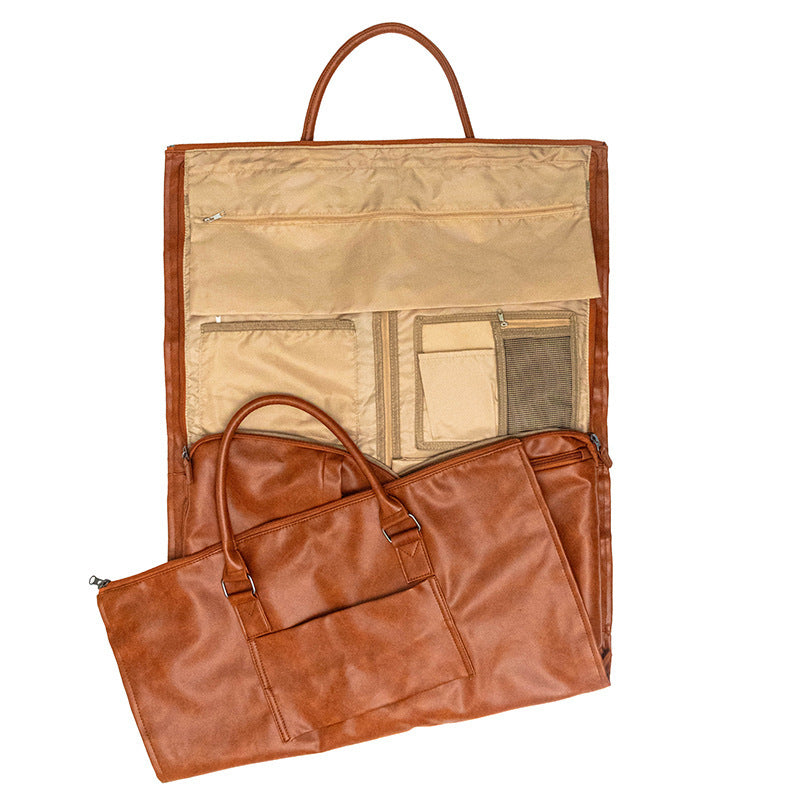 Stylish Leather Travel Duffel Bag LoungeYard — product view 4