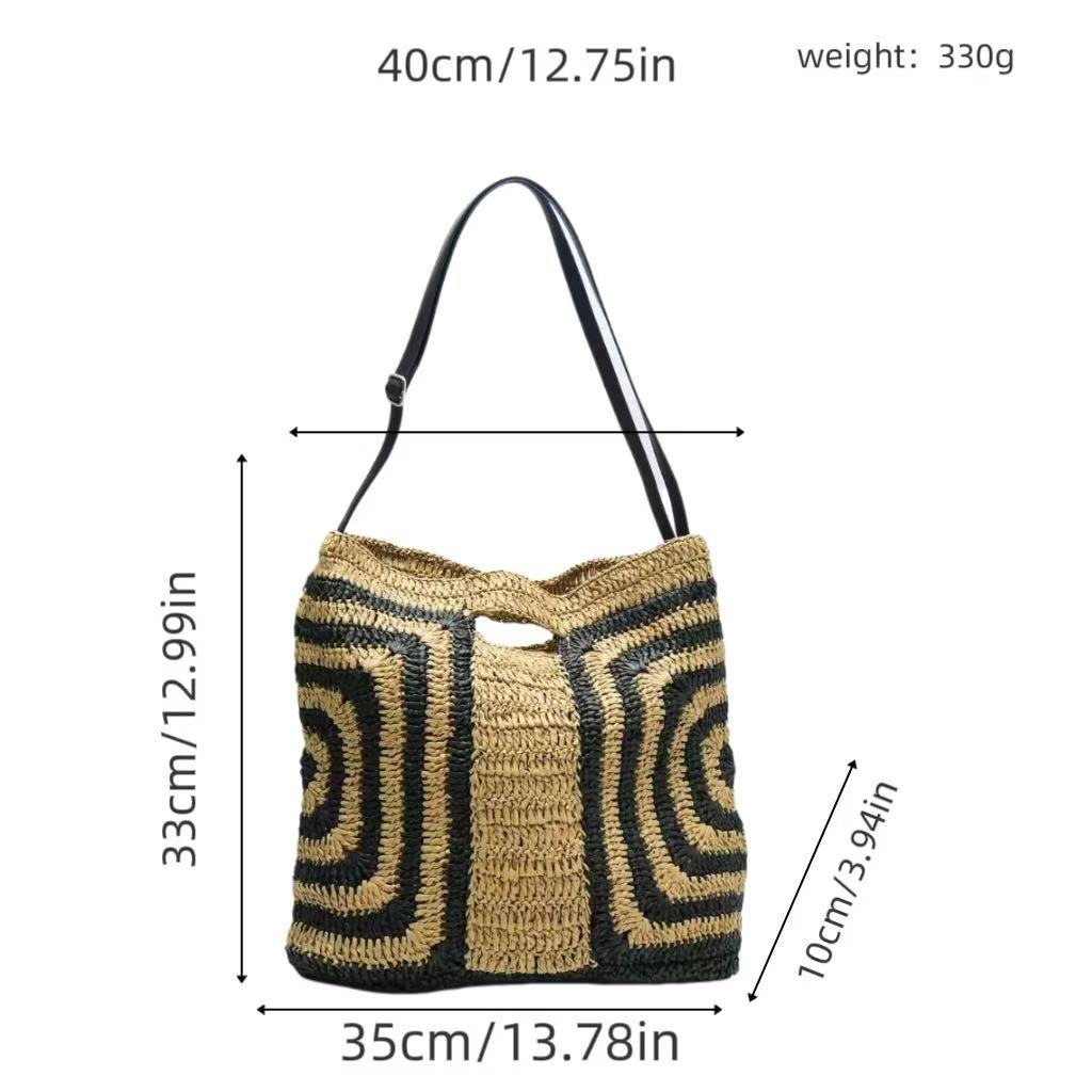 Handbag with Modern Geometric Design LoungeYard — product view 4