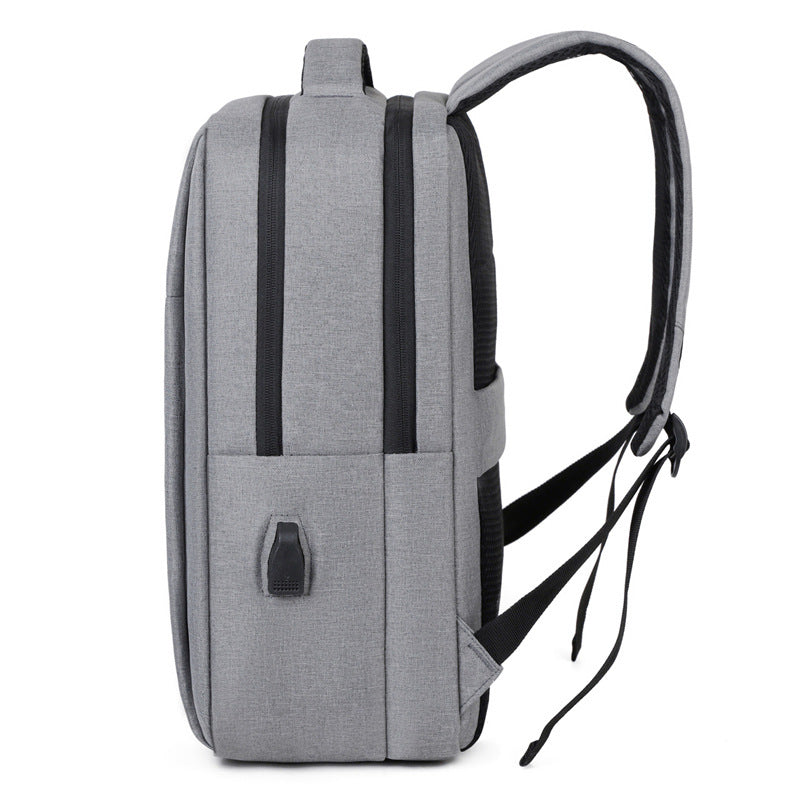 Versatile Shadow Textured Laptop Backpack LoungeYard — product view 2