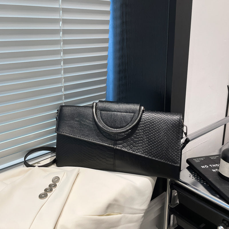 Structured Textured Clutch Bag LoungeYard — product view 6