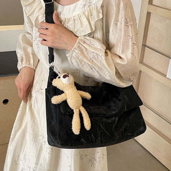 Textured Slouchy Shoulder Bag — product view 2