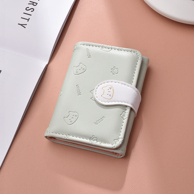 Cute Cat-Themed Card Wallet LoungeYard — product view 4
