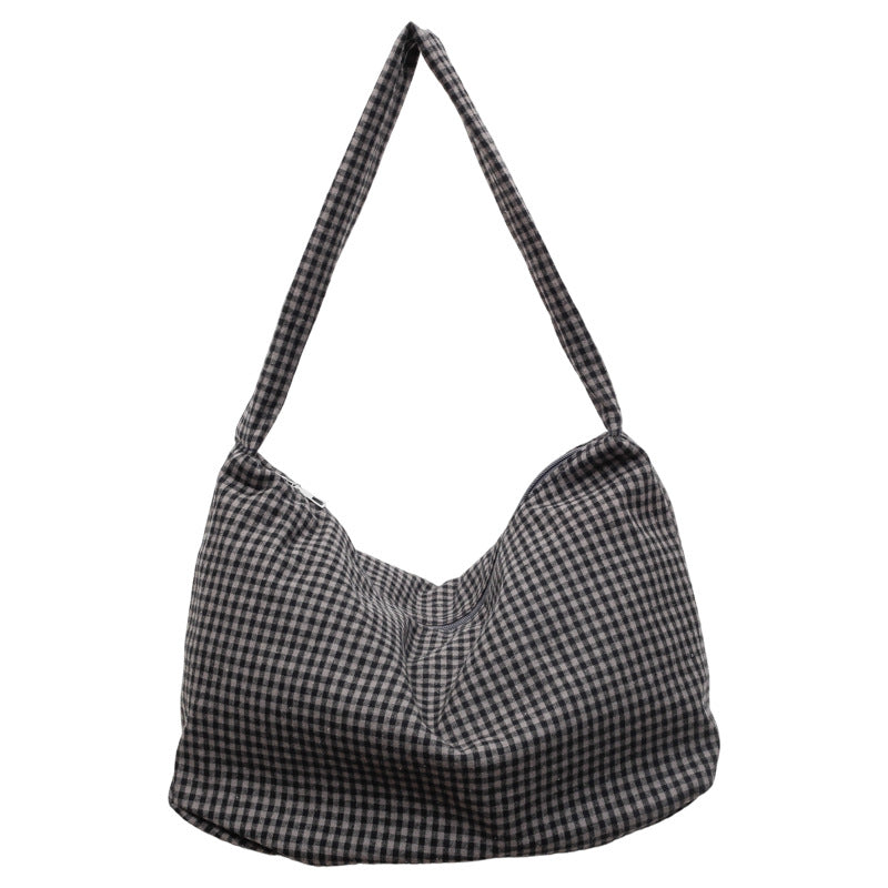 Checkered Pattern Shoulder — product view 7