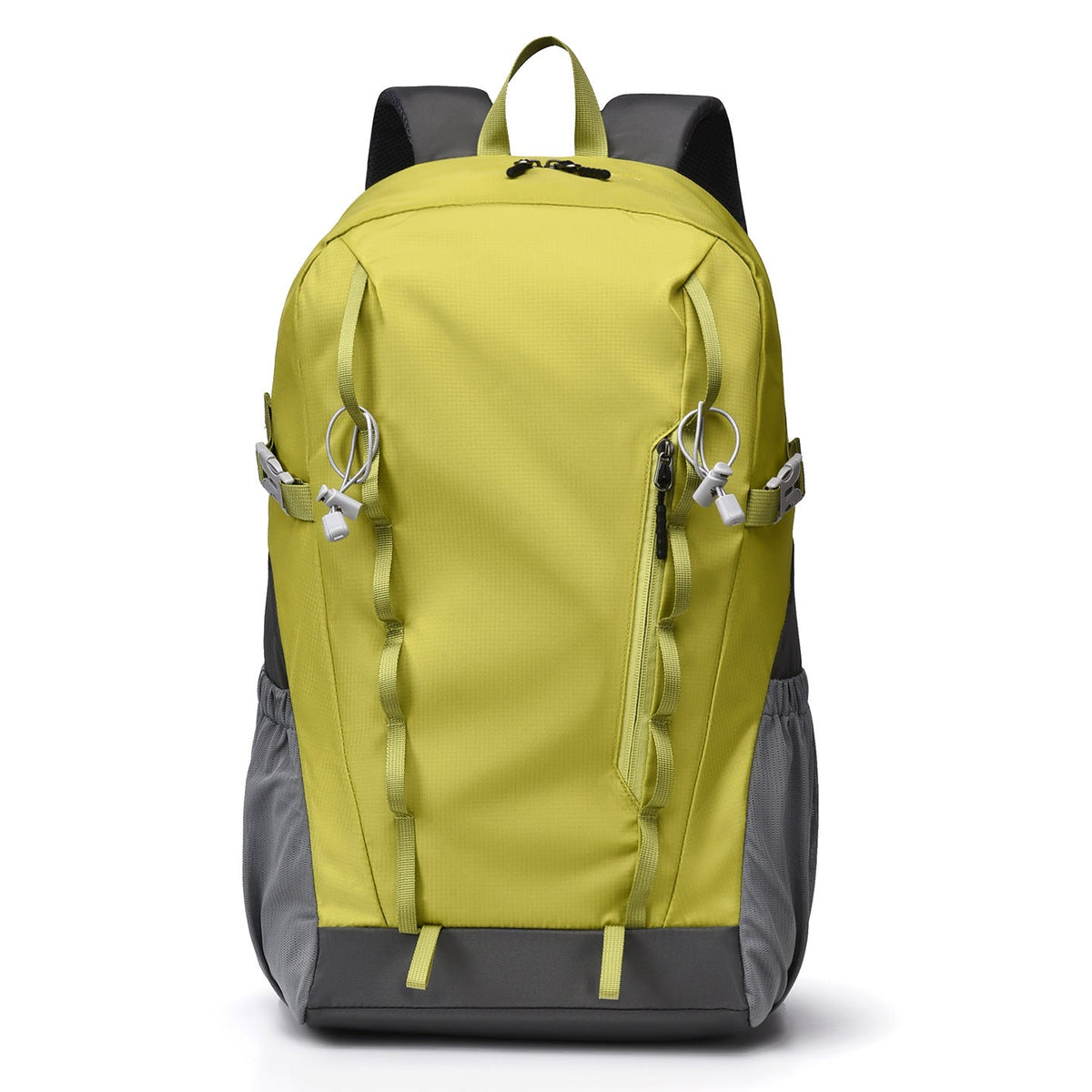 Unisex nan robust outdoor backpack with padded laptop compartment, side mesh pockets and adjustable compression straps LoungeYard — product view 5