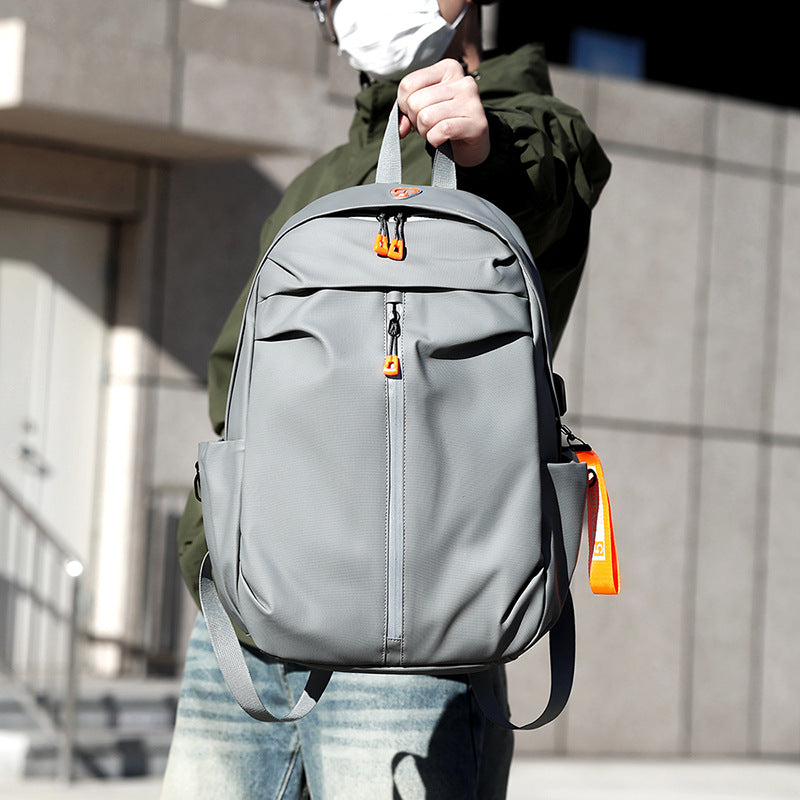 Sporty backpack with intelligent compartment design and robust protection LoungeYard — product view 2