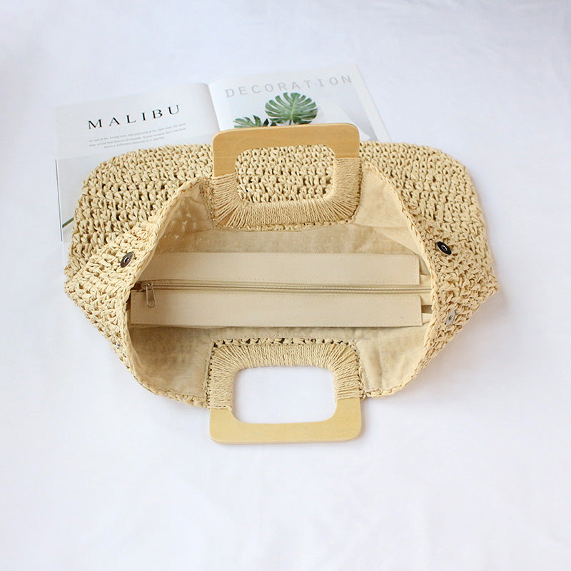 Handwoven shopping bag LoungeYard — product view 4