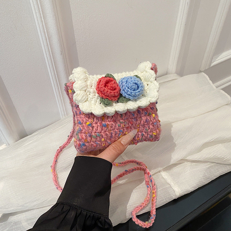 Floral Crochet Mini Handbag — product view 3