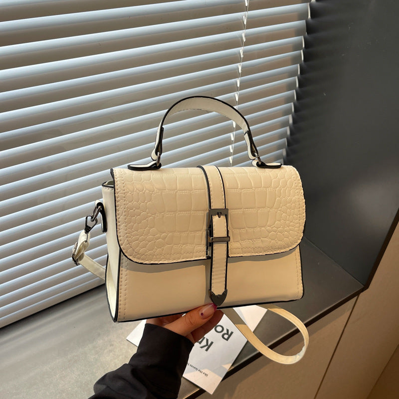 Elegant Crocodile Pattern Handbag — product view 2