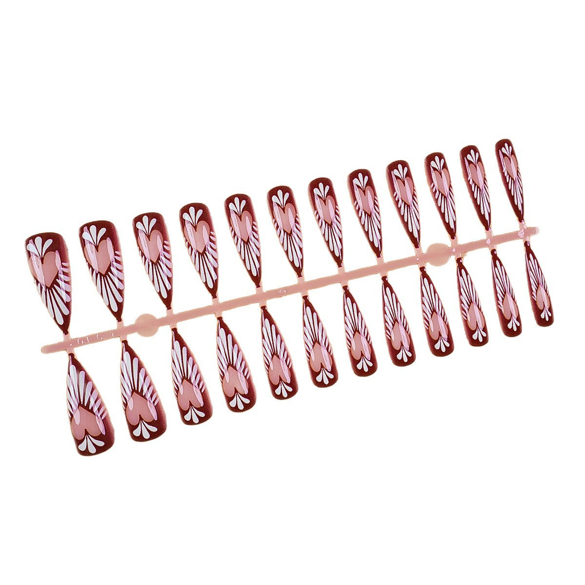 Heart-Inspired Press-On Nail Art Extensions — product view 5