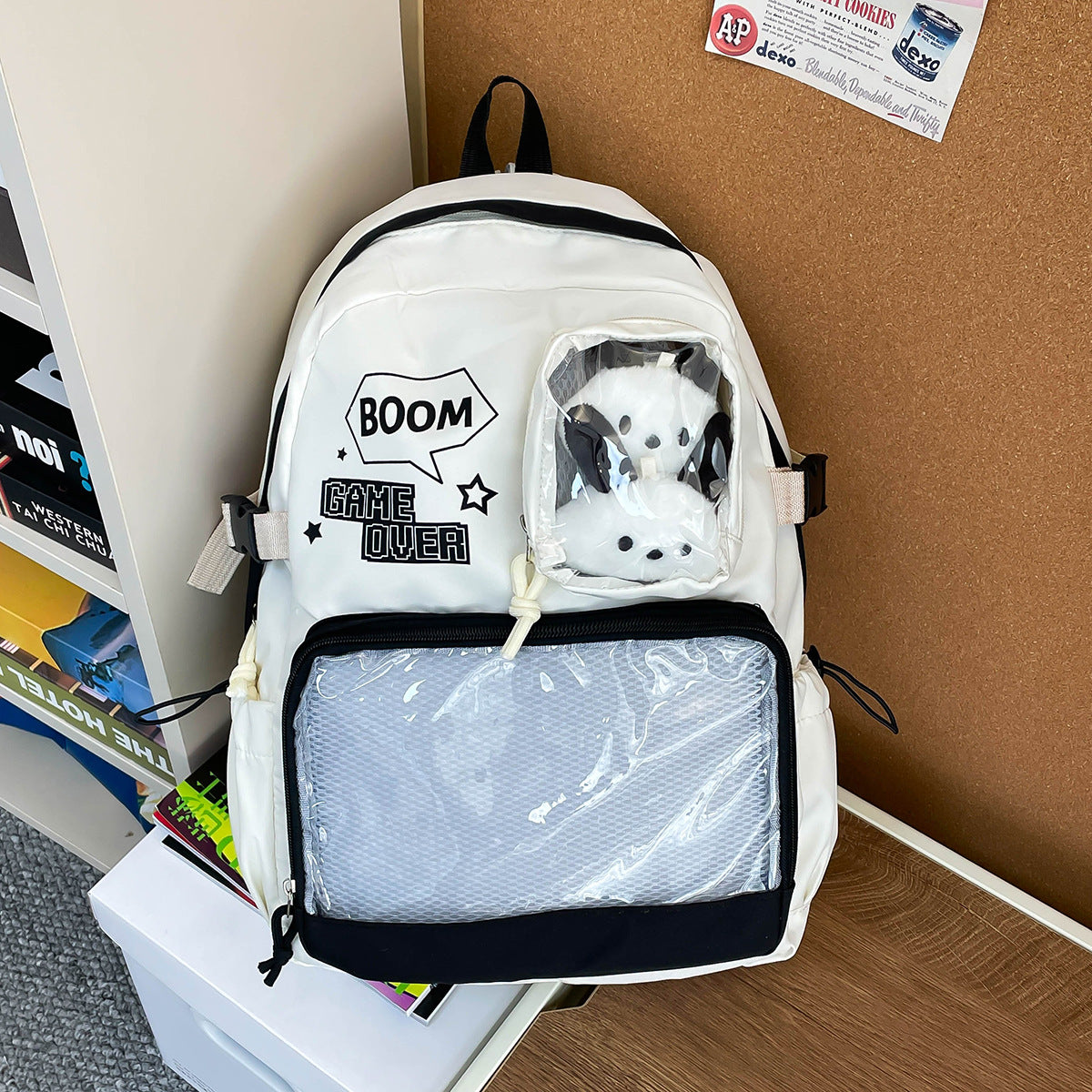 Playful Graphic School Backpack LoungeYard — product view 4