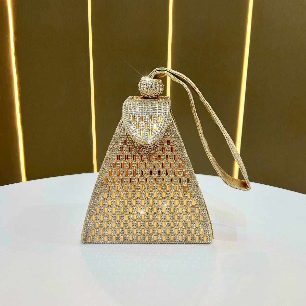Geometric Rhinestone Evening Bag — product view 6