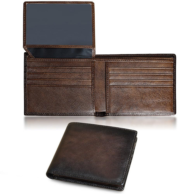 Classic Tri-Fold Leather Wallet LoungeYard — product view 5