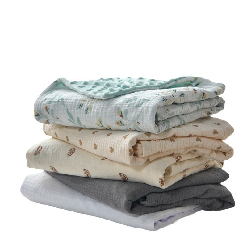 Plush Quilted Double-Sided Baby Blanket LoungeYard — product view 5