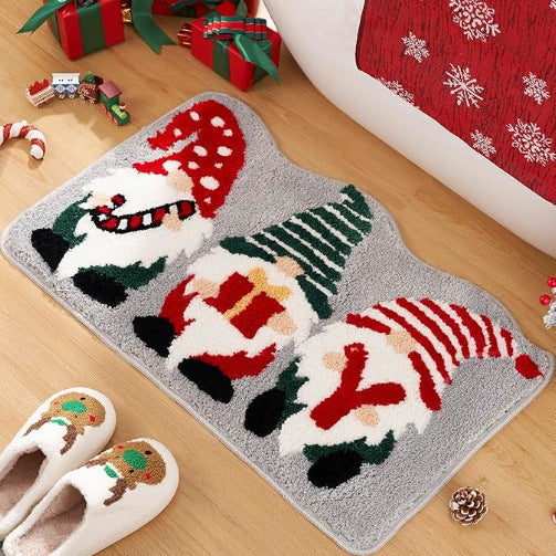 Whimsical Gnome-Themed Bath Mat Bowlift — product view 3