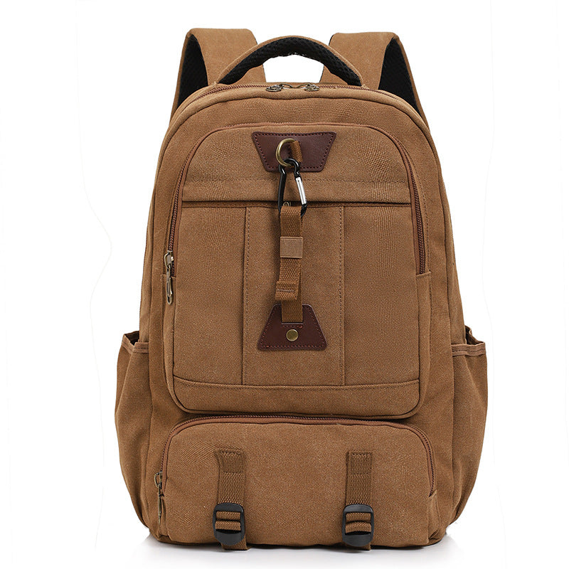 Vintage Canvas Backpack LoungeYard — product view 2