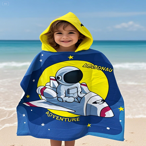 Kids Shower Poncho LoungeYard — product view 3