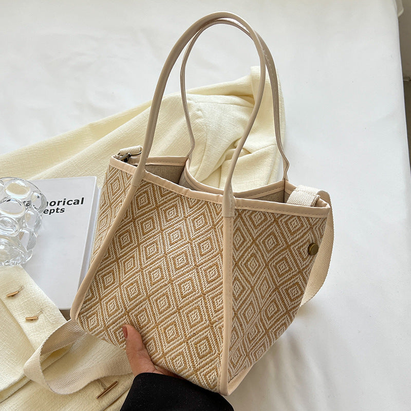 Geometric Patterned Tote Bag — product view 6