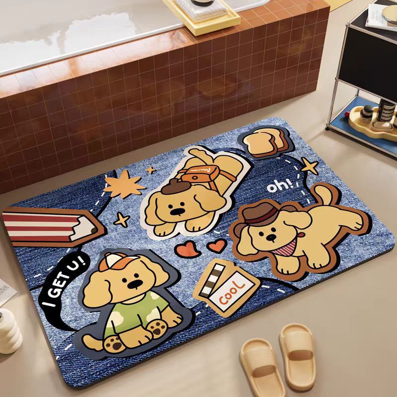 Cartoon-Themed Bath Mat — product view 4