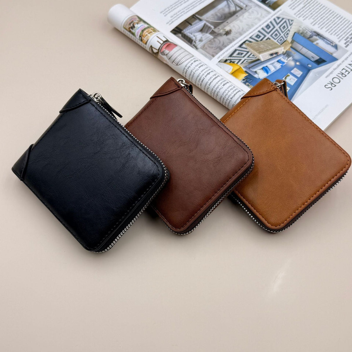 Leather Zip Wallet — product view 4