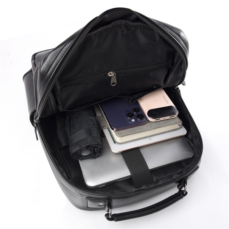 Executive Leather Backpack LoungeYard — product view 4