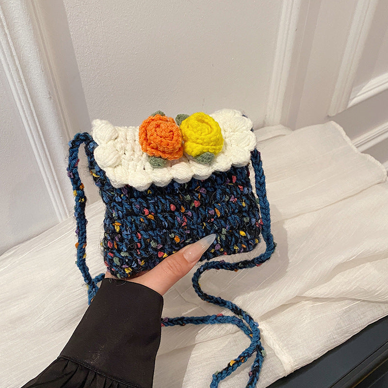 Floral Crochet Mini Handbag — product view 2