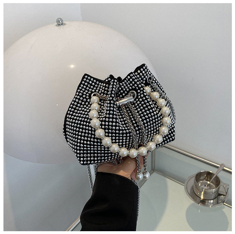 Elegant Beaded Drawstring Handbag — product view 6