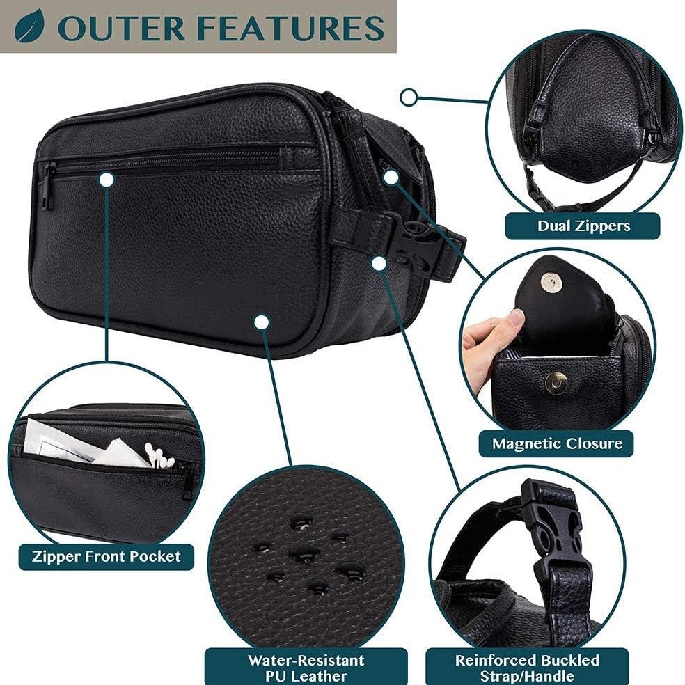 Cosmetic bag with multiple compartments LoungeYard — product view 2