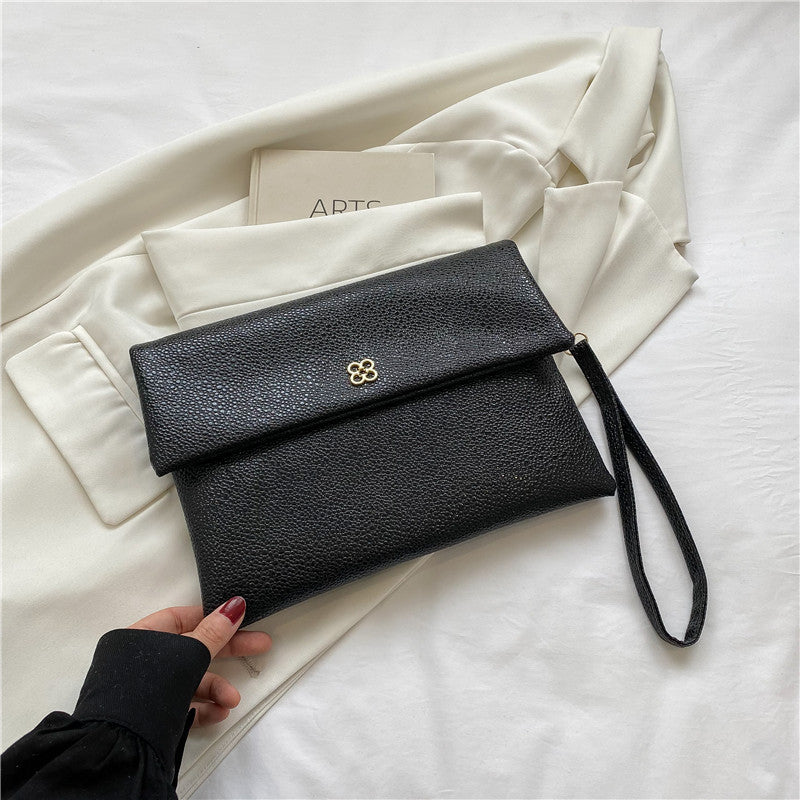 Elegant Textured Wristlet Clutch LoungeYard — product view 6