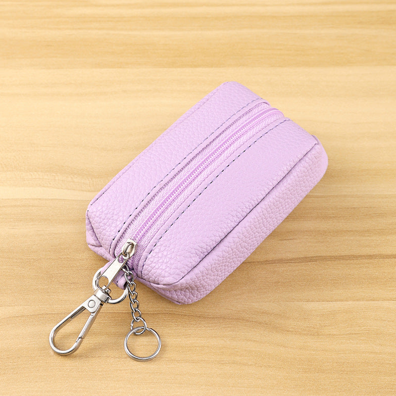 Compact Multifunctional Zippered Coin Pouch — product view 2