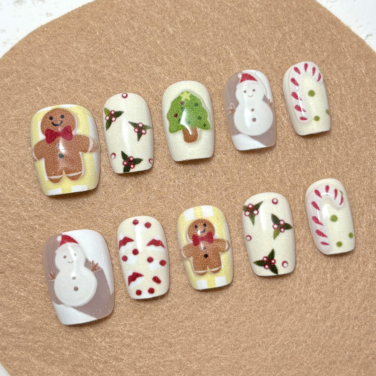 Decorative Seasonal Press-On Nail Set — product view 3