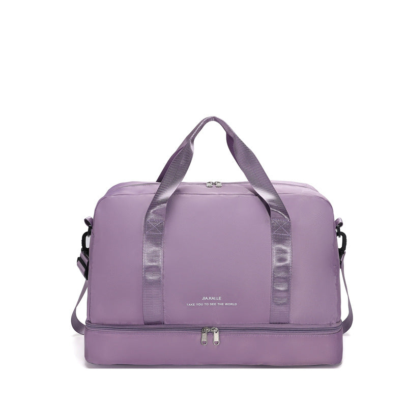 Sporty Travel Bag With Spacious Interior Compartment And Removable Shoulder Strap LoungeYard — product view 1