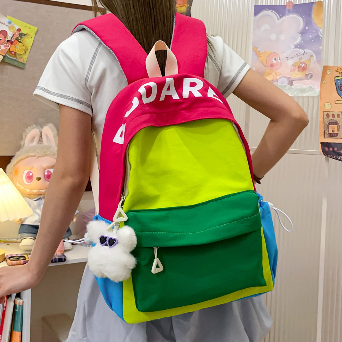 Colorful Practical Backpack LoungeYard — product view 2