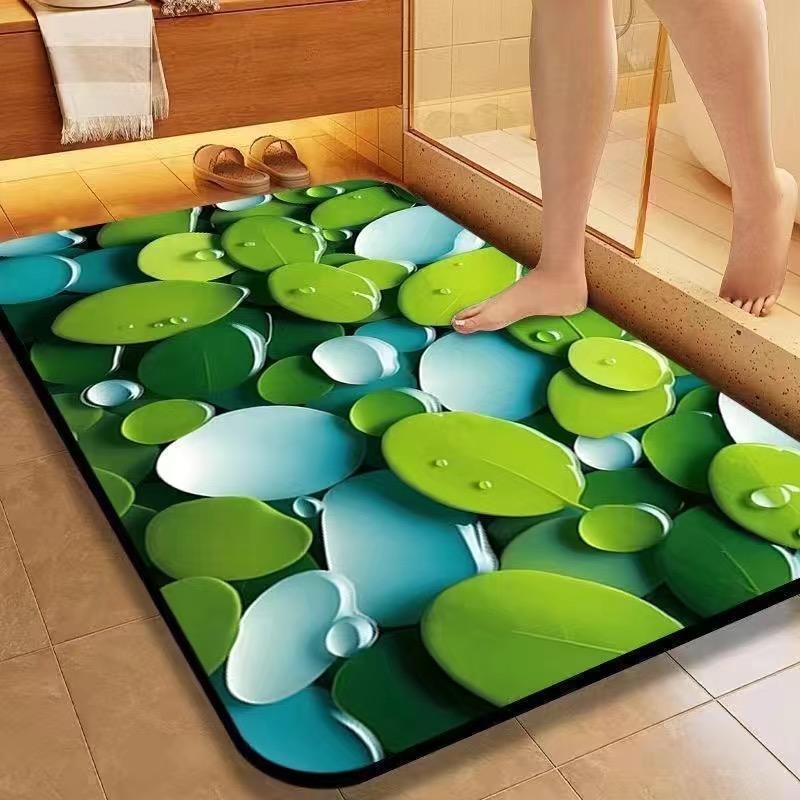 Pebble Design Bath Mat — product view 2