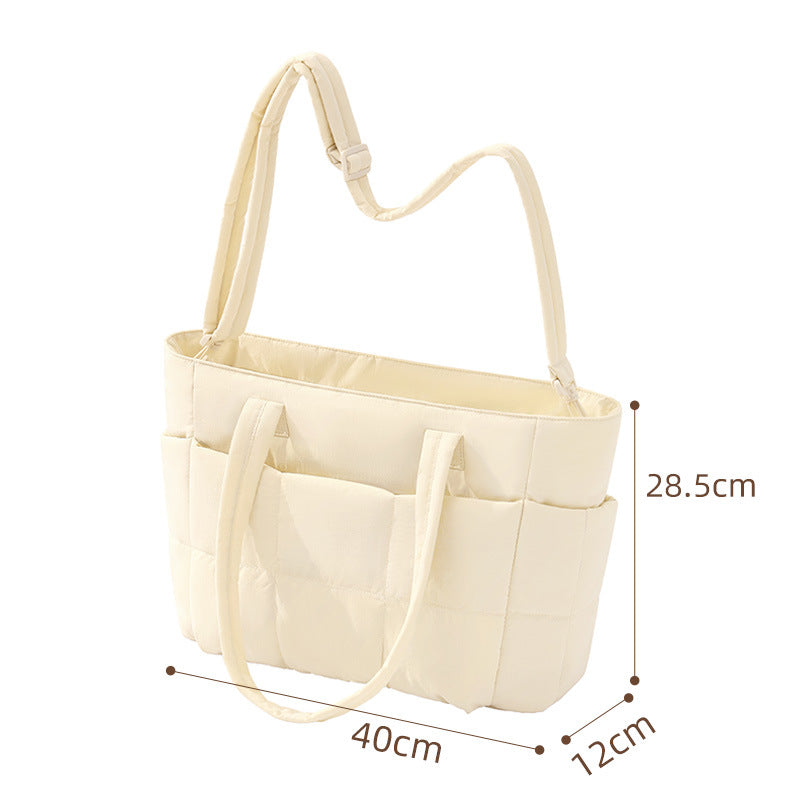 Quilted Multi-Pocket Tote LoungeYard — product view 7