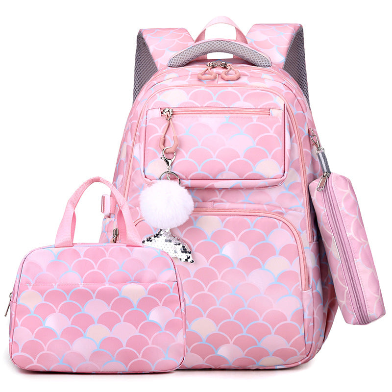 Multifunctional school backpack with detachable bag LoungeYard — product view 2