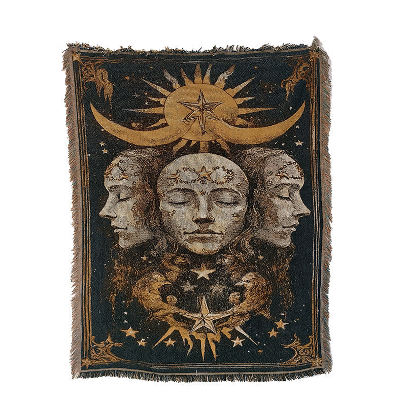 Astrological Themed Tapestry Blanket — product view 5
