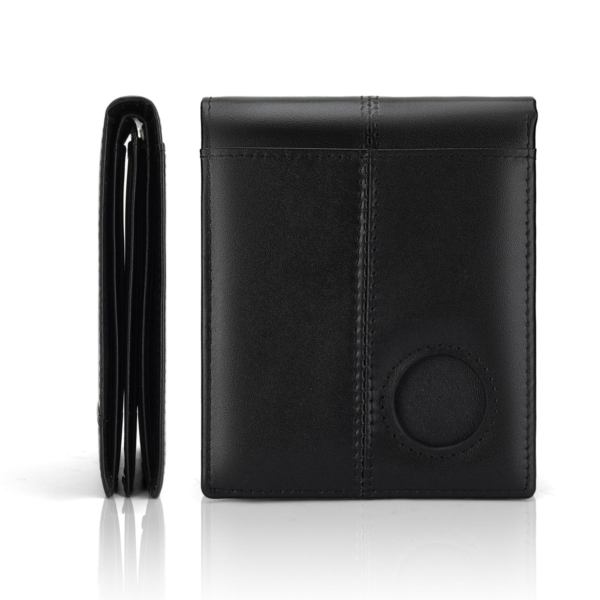 Magnetic Quick-Access Leather Wallet LoungeYard — product view 6